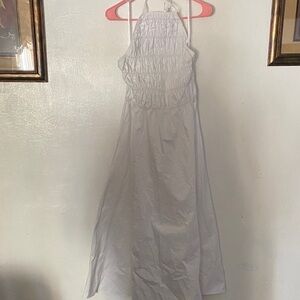 SOLID & STRIPED Strapless White Dress